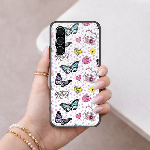 Samsung Galaxy S23 5G Cover - Vanilla Dream Series - HQ Ultra Shine Premium Infinity Glass Soft Silicon Borders Case