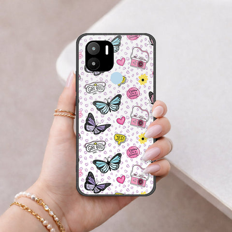 Xiaomi Redmi A2 Plus Cover - Vanilla Dream Series - HQ Ultra Shine Premium Infinity Glass Soft Silicon Borders Case
