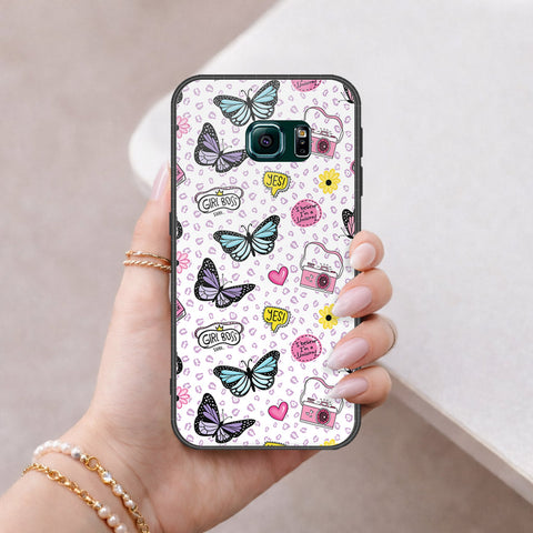 Samsung Galaxy S6 Edge Plus Cover - Vanilla Dream Series - HQ Ultra Shine Premium Infinity Glass Soft Silicon Borders Case