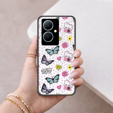 Vivo Y78 Plus 5G Cover - Vanilla Dream Series - HQ Ultra Shine Premium Infinity Glass Soft Silicon Borders Case
