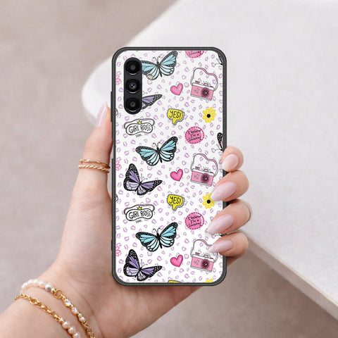 Samsung Galaxy A04s Cover - Vanilla Dream Series - HQ Ultra Shine Premium Infinity Glass Soft Silicon Borders Case