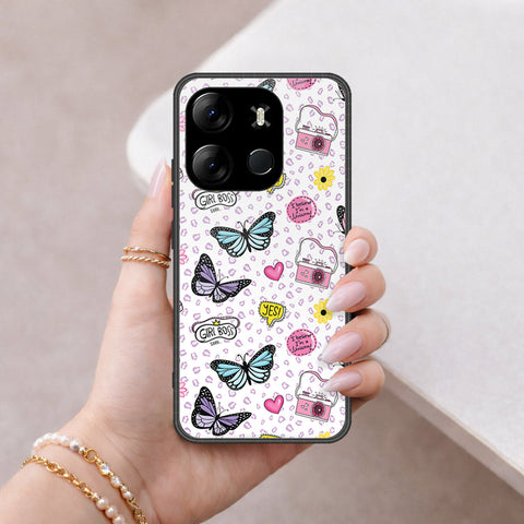 Tecno Spark Go 2023 Cover - Vanilla Dream Series - HQ Ultra Shine Premium Infinity Glass Soft Silicon Borders Case