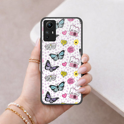 Xiaomi Redmi Note 12S Cover - Vanilla Dream Series - HQ Ultra Shine Premium Infinity Glass Soft Silicon Borders Case