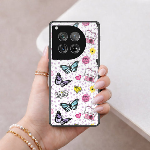 OnePlus 12 Cover - Vanilla Dream Series - HQ Ultra Shine Premium Infinity Glass Soft Silicon Borders Case
