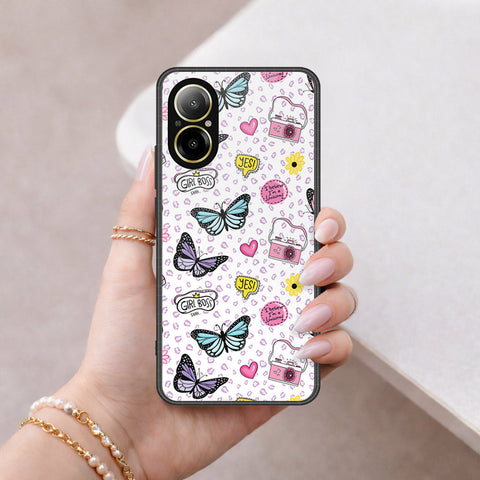 Realme C67 4G Cover - Vanilla Dream Series - HQ Ultra Shine Premium Infinity Glass Soft Silicon Borders Case