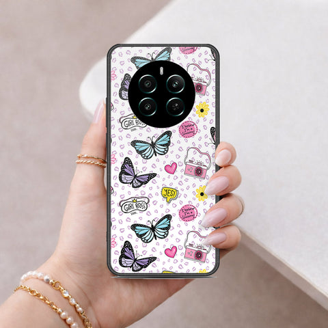 Realme 12 Plus Cover - Vanilla Dream Series - HQ Ultra Shine Premium Infinity Glass Soft Silicon Borders Case