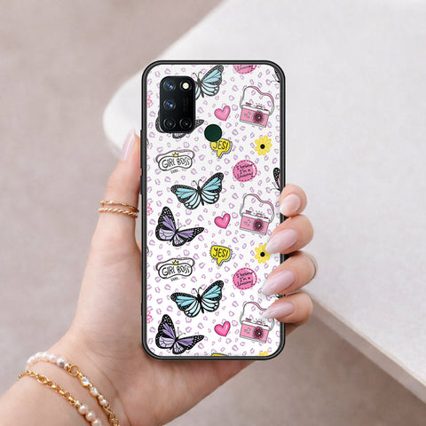 Realme 7i Cover - Vanilla Dream Series - HQ Ultra Shine Premium Infinity Glass Soft Silicon Borders Case