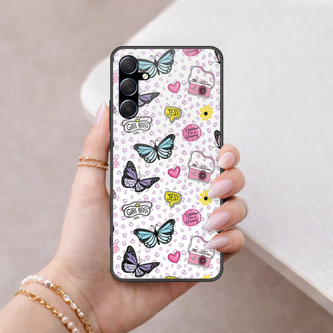 Samsung Galaxy F54 Cover - Vanilla Dream Series - HQ Ultra Shine Premium Infinity Glass Soft Silicon Borders Case