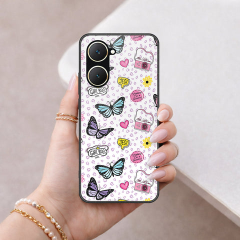 Vivo Y03 Cover - Vanilla Dream Series - HQ Ultra Shine Premium Infinity Glass Soft Silicon Borders Case