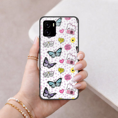 Vivo Y10 Cover - Vanilla Dream Series - HQ Ultra Shine Premium Infinity Glass Soft Silicon Borders Case