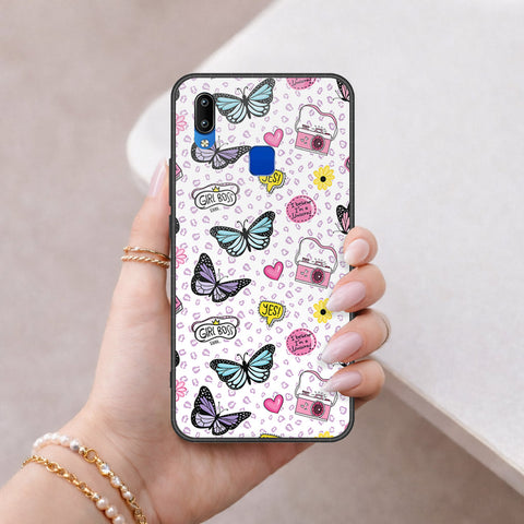 Vivo Y91i Cover - Vanilla Dream Series - HQ Ultra Shine Premium Infinity Glass Soft Silicon Borders Case
