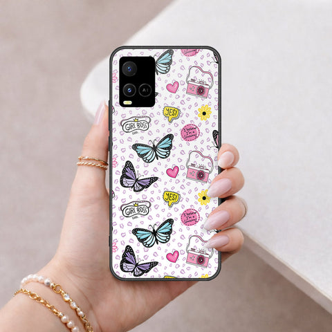 Vivo Y32 Cover - Vanilla Dream Series - HQ Ultra Shine Premium Infinity Glass Soft Silicon Borders Case