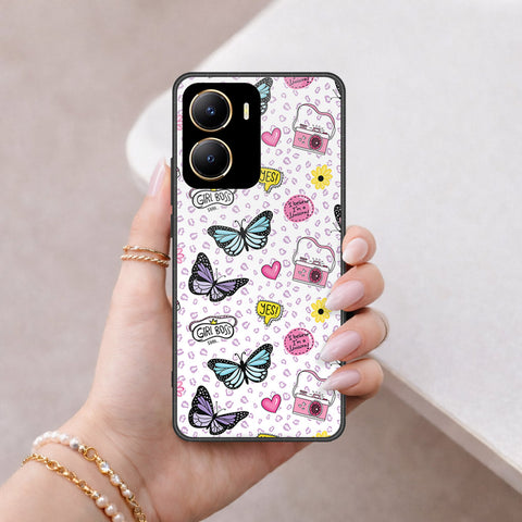 Vivo Y35 5G Cover - Vanilla Dream Series - HQ Ultra Shine Premium Infinity Glass Soft Silicon Borders Case