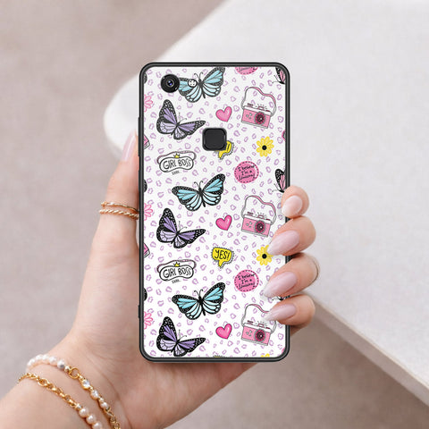 Vivo Y75 Cover - Vanilla Dream Series - HQ Ultra Shine Premium Infinity Glass Soft Silicon Borders Case