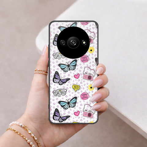 Xiaomi Redmi A3 Cover - Vanilla Dream Series - HQ Ultra Shine Premium Infinity Glass Soft Silicon Borders Case