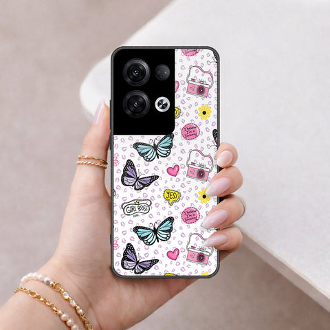 Oppo Reno 8 Pro Plus Cover - Vanilla Dream Series - HQ Ultra Shine Premium Infinity Glass Soft Silicon Borders Case