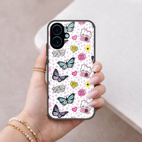 iPhone 17 - Vanilla Dream Series - HQ Ultra Shine Premium Infinity Glass Soft Silicon Borders Case