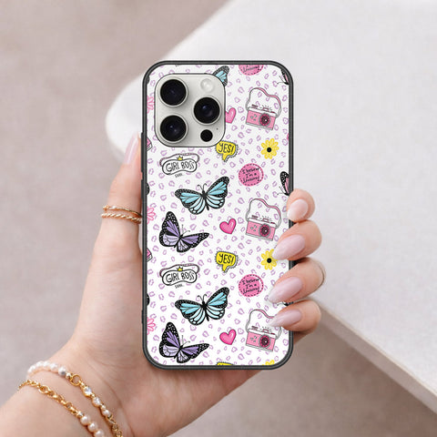 iPhone 16 Pro Max - Vanilla Dream Series - HQ Ultra Shine Premium Infinity Glass Soft Silicon Borders Case