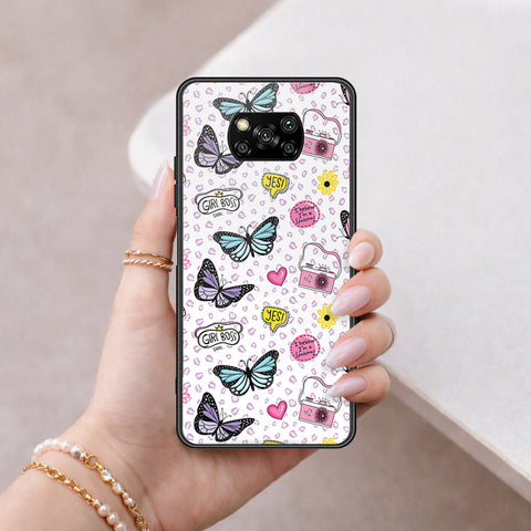 Xiaomi Poco X3 Cover - Vanilla Dream Series - HQ Ultra Shine Premium Infinity Glass Soft Silicon Borders Case