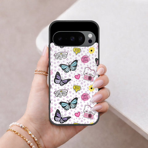 Google Pixel 10 Pro Cover - Vanilla Dream Series - HQ Ultra Shine Premium Infinity Glass Soft Silicon Borders Case