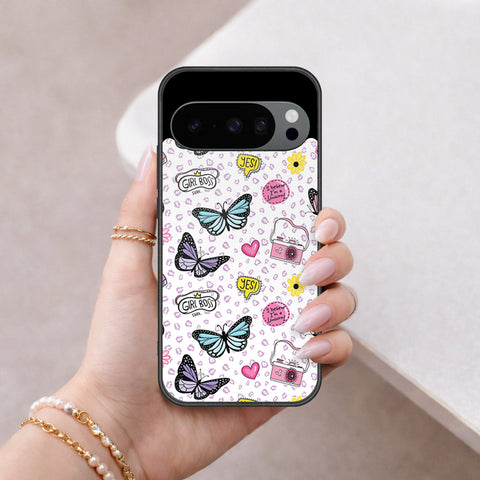 Google Pixel 9 Pro XL Cover - Vanilla Dream Series - HQ Ultra Shine Premium Infinity Glass Soft Silicon Borders Case