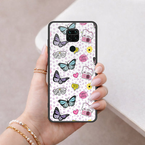 Xiaomi Redmi Note 9 Cover - Vanilla Dream Series - HQ Ultra Shine Premium Infinity Glass Soft Silicon Borders Case