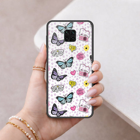 Xiaomi Redmi Note 9S Cover - Vanilla Dream Series - HQ Ultra Shine Premium Infinity Glass Soft Silicon Borders Case