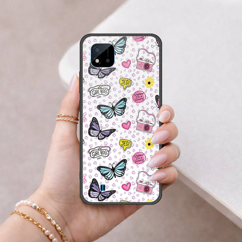 Realme C20A Cover - Vanilla Dream Series - HQ Ultra Shine Premium Infinity Glass Soft Silicon Borders Case