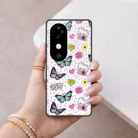 Vivo S19 Pro Cover - Vanilla Dream Series - HQ Ultra Shine Premium Infinity Glass Soft Silicon Borders Case