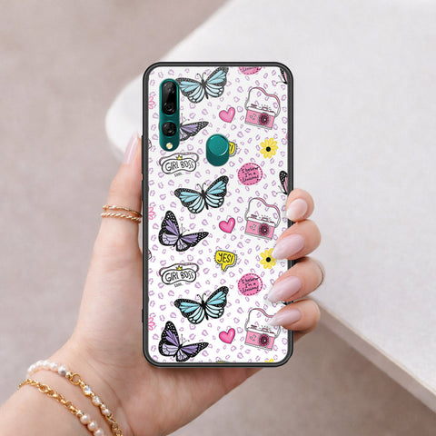 Huawei P Smart Z Cover - Vanilla Dream Series - HQ Ultra Shine Premium Infinity Glass Soft Silicon Borders Case