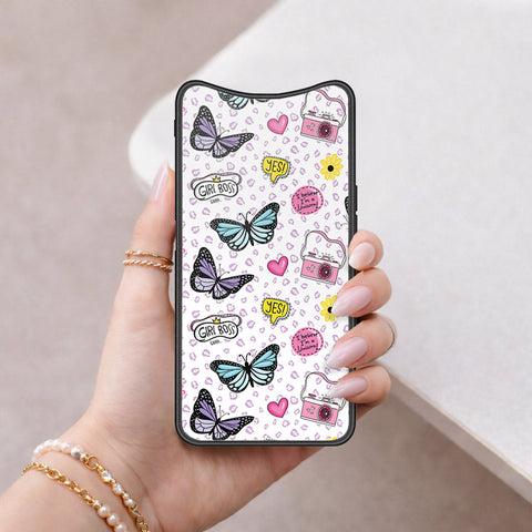 Oppo Find X Cover - Vanilla Dream Series - HQ Ultra Shine Premium Infinity Glass Soft Silicon Borders Case