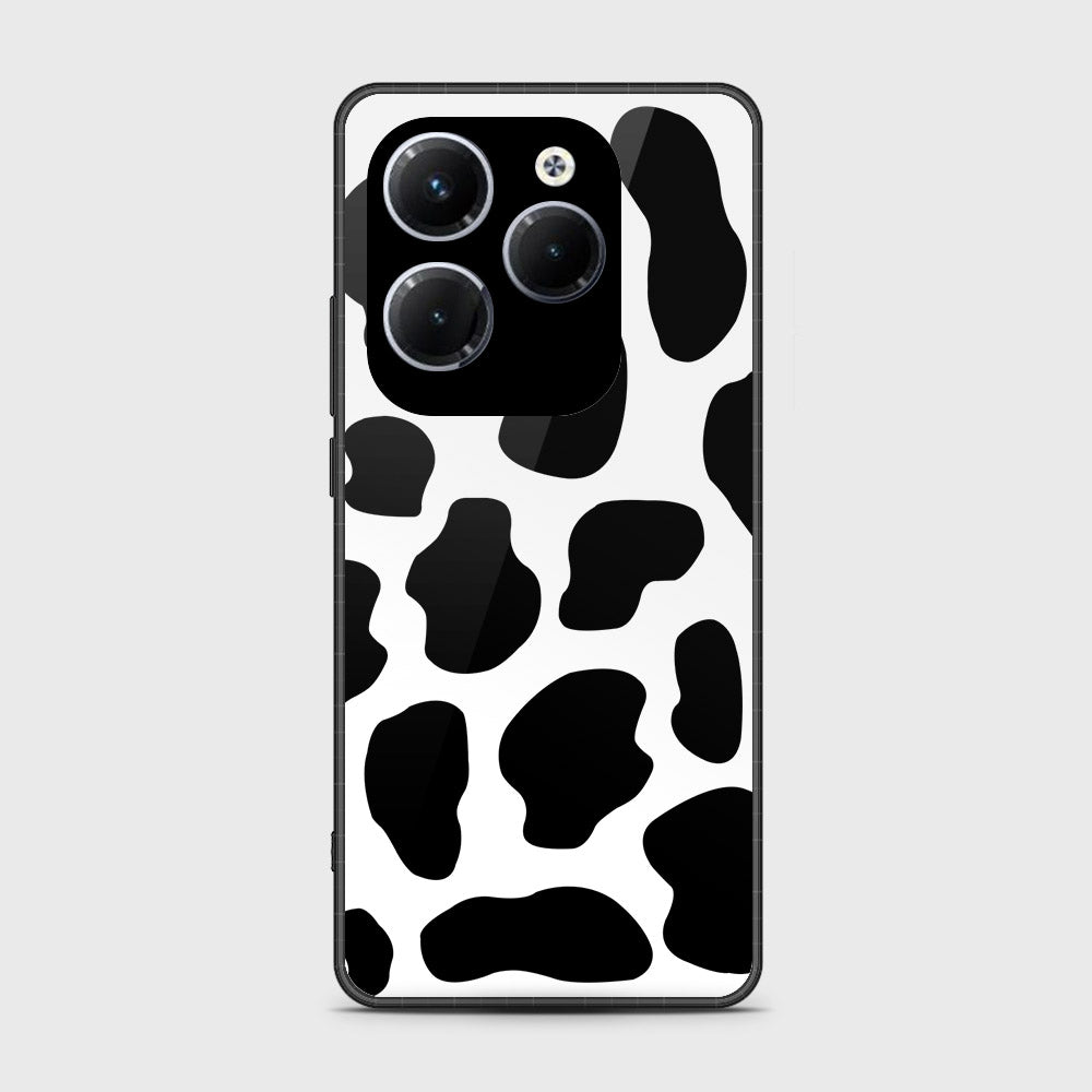 Infinix Hot 40 Pro Cover- Vanilla Dream Series - HQ Ultra Shine Premium Infinity Glass Soft Silicon Borders Case