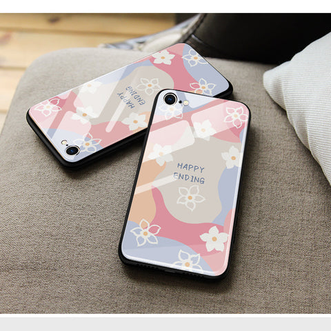 Oppo A18 Cover- Happy Series - HQ Ultra Shine Premium Infinity Glass Soft Silicon Borders Case