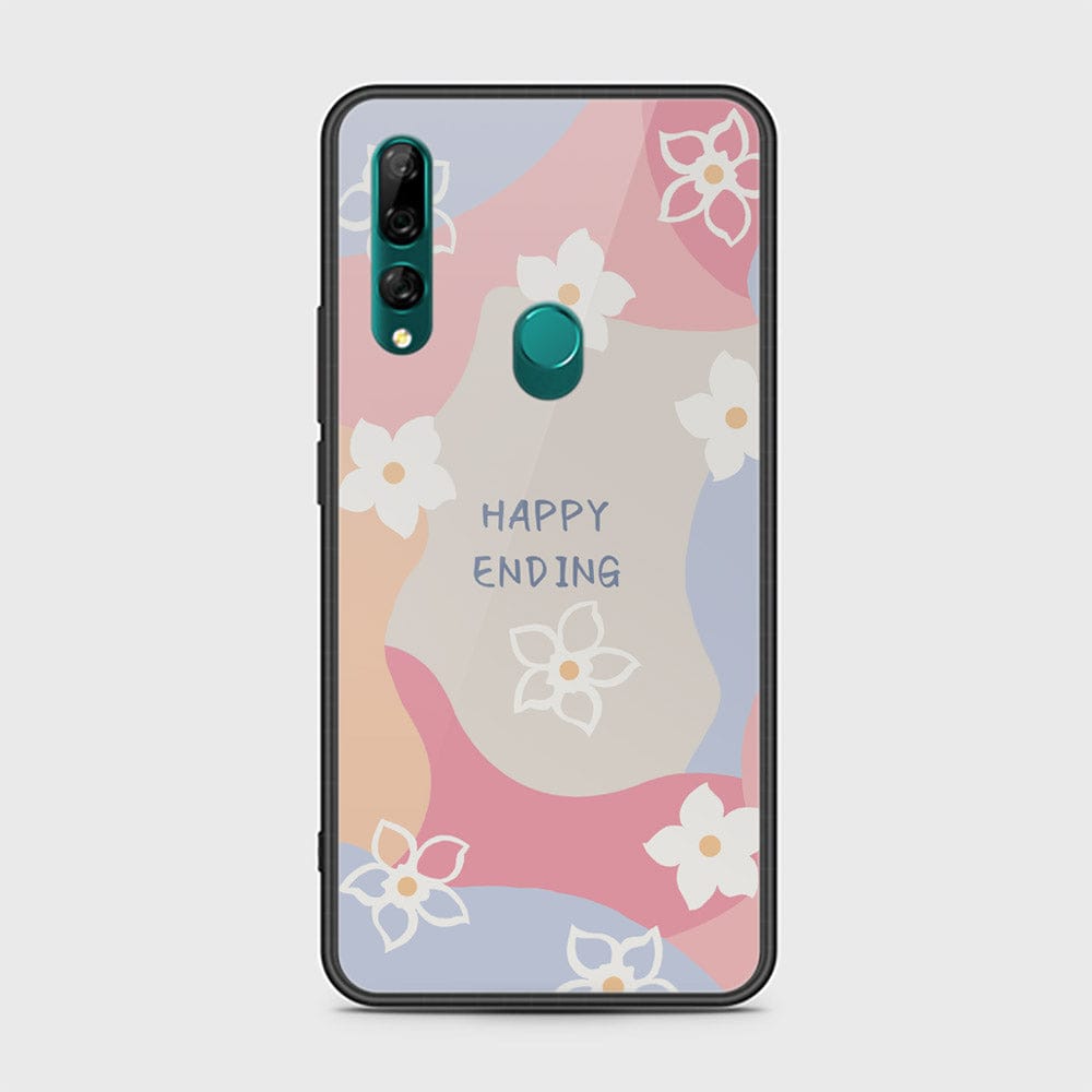 Huawei Y9 Prime 2019 Cover - Happy Series - D31 -HQ Ultra Shine Premium Infinity Glass Soft Silicon Borders Case ( Fast Delivery )