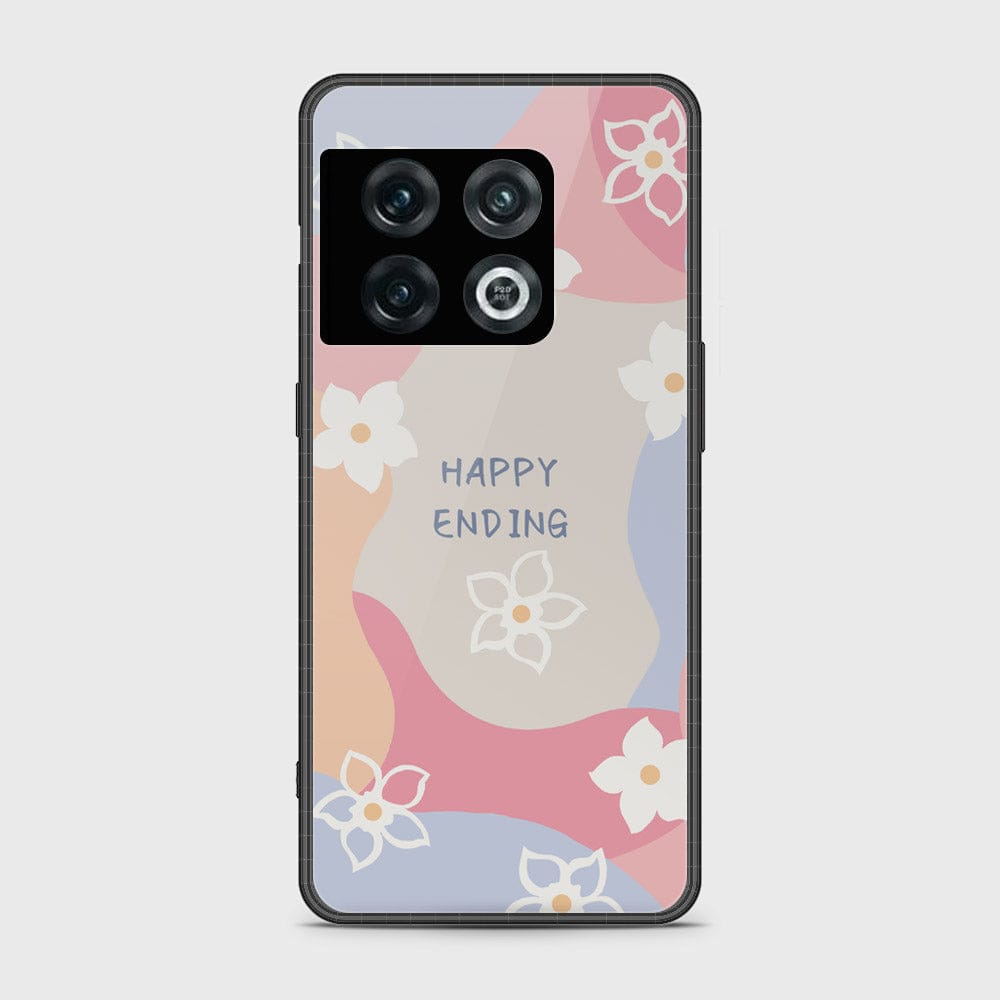 OnePlus 10 Pro Cover - Happy Series - HQ Ultra Shine Premium Infinity Glass Soft Silicon Borders Case (Fast Delivery)