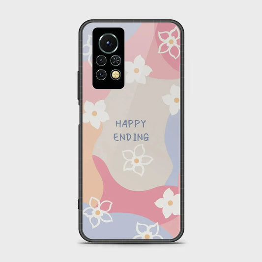 Infinix Note 11 Pro Cover - Happy Series - HQ Ultra Shine Premium Infinity Glass Soft Silicon Borders Case