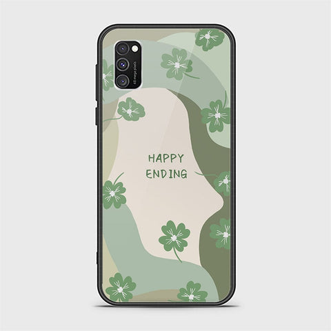 Samsung Galaxy A03s Cover - Happy Series - HQ Ultra Shine Premium Infinity Glass Soft Silicon Borders Case