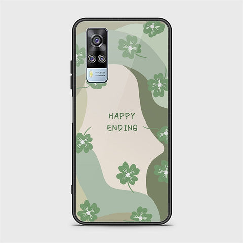 Vivo Y51a Cover - Happy Series - HQ Ultra Shine Premium Infinity Glass Soft Silicon Borders Case