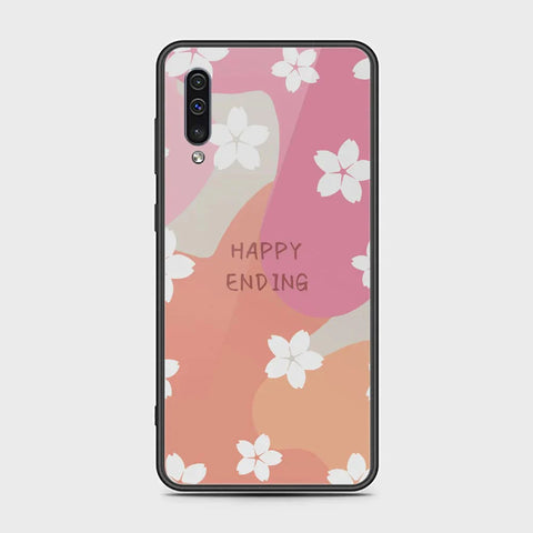 Samsung Galaxy A50s Cover - Happy Series - HQ Ultra Shine Premium Infinity Glass Soft Silicon Borders Case