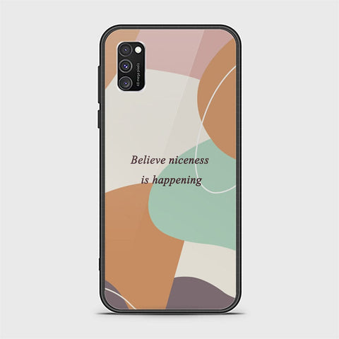 Samsung Galaxy A03s Cover - Happy Series - HQ Ultra Shine Premium Infinity Glass Soft Silicon Borders Case