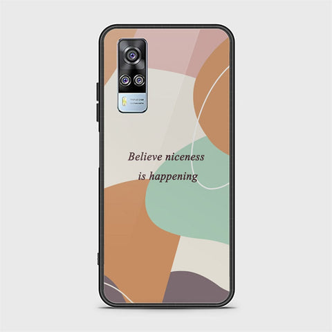 Vivo Y51a Cover - Happy Series - HQ Ultra Shine Premium Infinity Glass Soft Silicon Borders Case