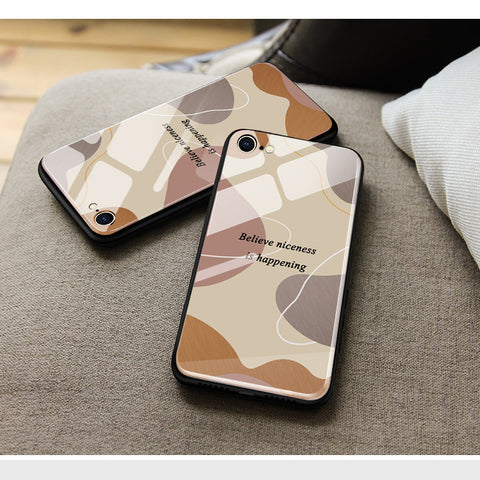 Oppo A18 Cover- Happy Series - HQ Ultra Shine Premium Infinity Glass Soft Silicon Borders Case