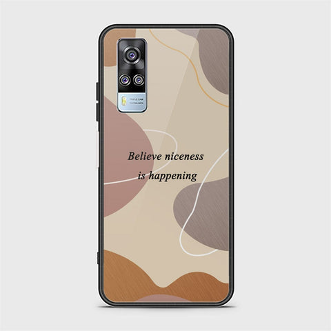 Vivo Y51a Cover - Happy Series - HQ Ultra Shine Premium Infinity Glass Soft Silicon Borders Case