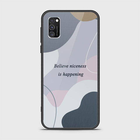 Samsung Galaxy A03s Cover - Happy Series - HQ Ultra Shine Premium Infinity Glass Soft Silicon Borders Case