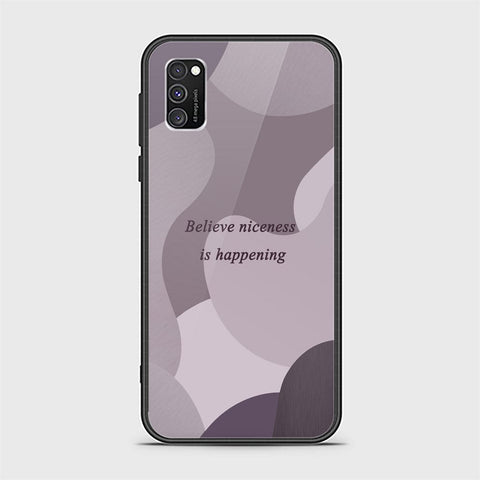 Samsung Galaxy A03s Cover - Happy Series - HQ Ultra Shine Premium Infinity Glass Soft Silicon Borders Case