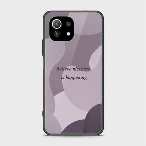 Xiaomi 11 Lite 5G NE Cover - Happy Series - HQ Ultra Shine Premium Infinity Glass Soft Silicon Borders Case