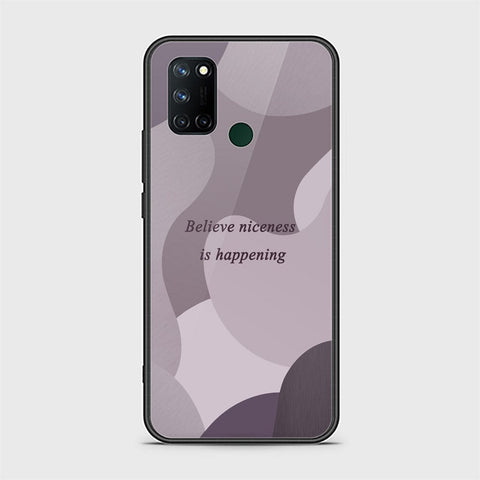 Realme 7i Cover - Happy Series - D29 - HQ Ultra Shine Premium Infinity Glass Soft Silicon Borders Case ( Fast Delivery )