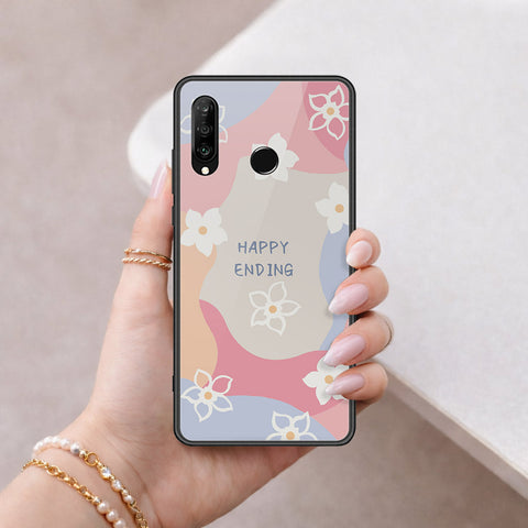 Huawei Nova 4e Cover - Happy Series - HQ Ultra Shine Premium Infinity Glass Soft Silicon Borders Case