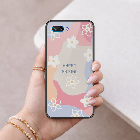 Huawei Honor 10 Cover - Happy Series - HQ Ultra Shine Premium Infinity Glass Soft Silicon Borders Case