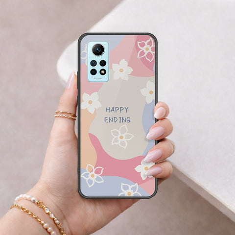 Xiaomi Redmi Note 12 Pro 4G Cover - Happy Series - HQ Ultra Shine Premium Infinity Glass Soft Silicon Borders Case